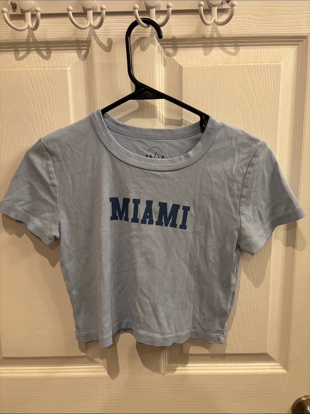 Cotton Miami crop T-shirt from Pacsun